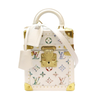 LOUIS VUITTON LV 路易威登【再降價】 白色 羊皮 原花 相機包 兩用包 M10077 【二手名牌BRAND OFF】