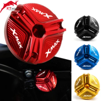 Motorcycle Accessories For Yamaha X-MAX 300 250 xmax 300 250 All Year CNC Gasoline Diesel Fuel Oil Filler Tank Cap Cover