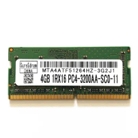 DDR4 RAM 4GB 3200MHz For MTA4ATF51264HZ-3G2J1 Laptop Memory ddr4 4GB 1RX16 PC4-3200AA-SC0-11