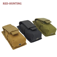 M5 Molle System Portable Tactical Single Pistol Magazine Pouch Multifunctional Military Airsoft Hunting Bag EDC Tool Pouch