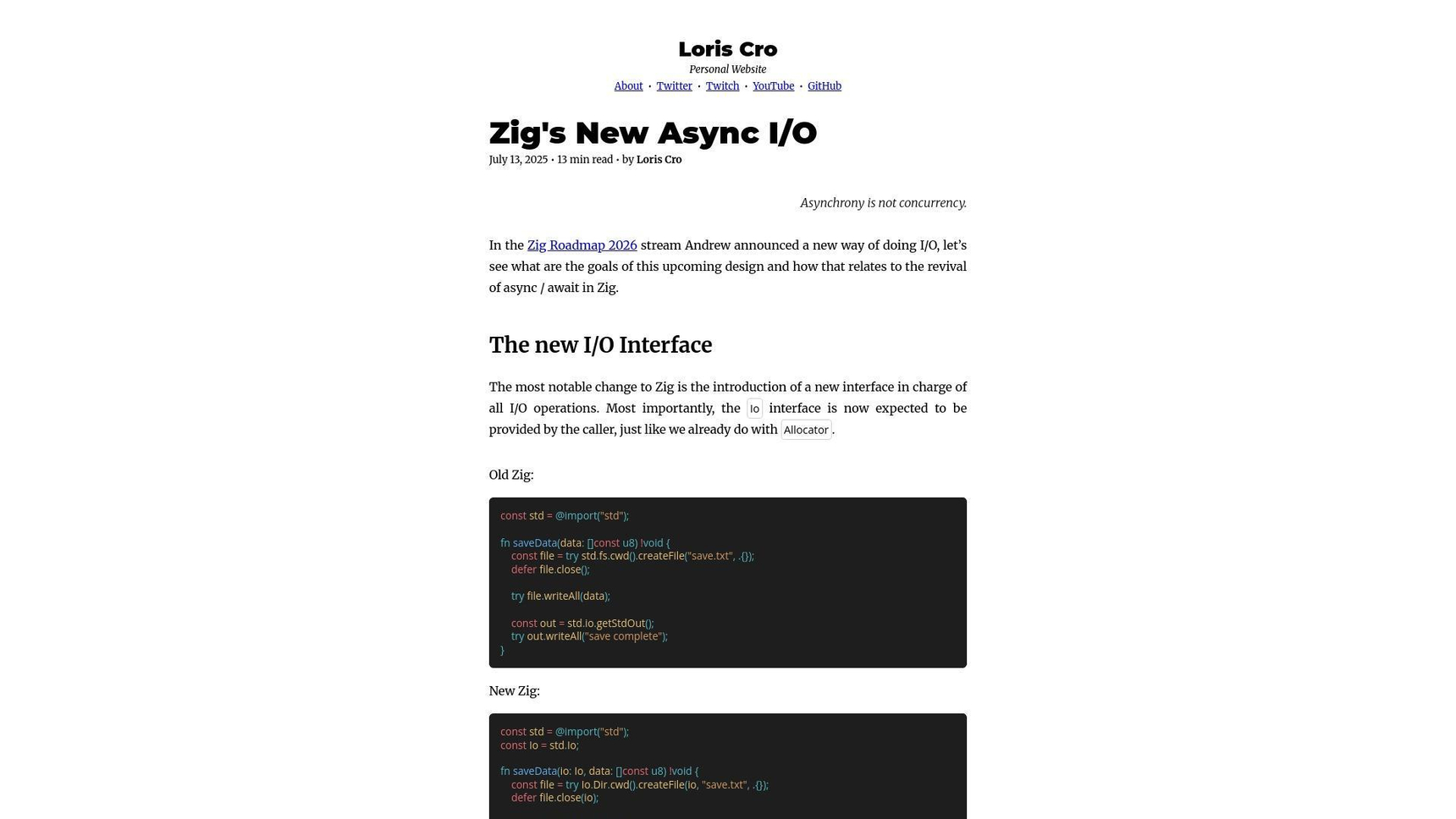 Zig 全新異步 I/O 設計引發函數著色爭議 — BigGo 財經