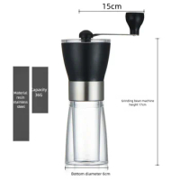 Hand Cranked Household Coffee Grinder, Manual Pepper Grinder, Coffee Grinder
