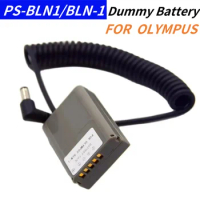 BLN-1 Dummy Battery PS-BLN-1 DC Coupler 5.5×2.5mm DC Spring Cable for Olympus OM-D E-M5 II 2 E-M1 PEN E-P5 Digital Camera