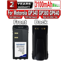 HSABAT 3100mAh HNN9013D Battery for Motorola GP340 GP380 GP640 GP680 HT1250 HT750 GP328 PRO5150 MTX850 PR860 PTX760 GP338