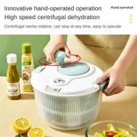 Vegetable Dehydrator Innovation Save Space Multifunction Convenient Efficient Compact Vegetable Dehydrator Draining Basket