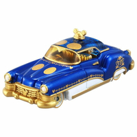 小禮堂 迪士尼 米奇 TOMICA小汽車11th紀念黃金老爺車《藍白》特別版.擺飾.模型