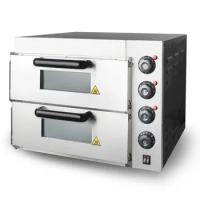 Commercial pizza oven double layer oven cake bread pizza baking oven electric heating