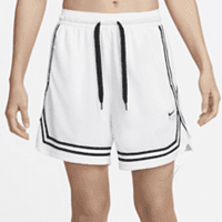 NIKE 短褲 女款 運動褲 籃球褲 AS W NK FLY CROSSOVER SHORT M2 白 DH7326-100