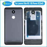 For Lenovo Vibe K6 / K6 Power K33a42 Battery Back Cover Door Housing Case Rear Replacement Protective Durable Back Cover