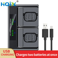 แบตเตอรี่ HQIX สำหรับกล้อง Leica Q3 SL3 Q3 43 พร้อมที่ชาร์จคู่ BP-SCL6