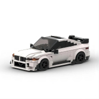 บล็อกตัวต่อสำหรับใช้ในประเทศจีน รุ่น MOC 129191 รถยนต์ BMW M2 แบบคู่ เข้ากันได้กับ LEGO ซีรีส์การประ