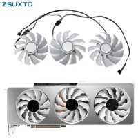 T129215SU 87mm 82mm 4pin RTX3080 Cooling Fan for GIGABYTE GeForce RTX 3070Ti 3080 Ti 3090 VISION OC Gaming Graphics Cards