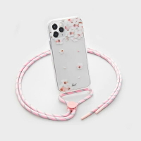 iPhone 12 series｜CRYSTAL POP系列掛繩背帶手機殼-櫻花｜LAUT