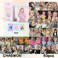 การ์ด LOMO, LE SSERAFIM, โฮโลแกรมเลเซอร์, การ์ด EASY, 50-119 ชิ้น, การ์ดรูปถ่าย Sakura, CHAEWON, YUN
