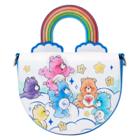 【Loungefly】CARE BEARS彩虹熊 虹彩側背包(彩虹熊包包)
