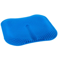 Silica Gel Car Seat Cushion Non Slip Chair Pad For Office Truck Home Breathable Silicone Massage Seat Cover 16.5 Inch