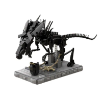 MOC Classic Movie Aliened Queen Huge Model Blocks Set For Horror Alien Leader of the Tribe Creativity Brick Aldult collect Toy