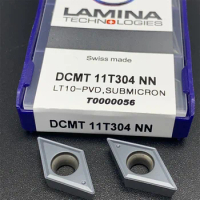 10pcs LAMINA DCMT 11T304 NN LT10 CNC insert carbide milling insert DCMT11T304 NN LT10-PVD