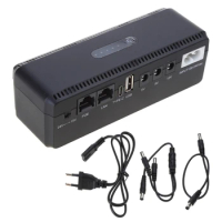 8800mAh 10400mAh UPS Power Supply 5V 9V 12V 18W Backup Mini UPS USB For Wifi Router CCTV Power Supplies