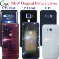 For HTC U11 Plus Battery Cover Door Rear Glass Housing Case For HTC U12+ U12 Plus U11 Back Cover With Camera Lens Free Shopping
