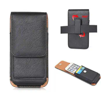 Universal 360 Degree Rotating Belt Clip Holster For ZTE Nubia Z60 Ultra Z50S Red Magic 9 Pro Plus Leather Waist Bag Phone Pouch