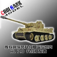 1: 16 Remote Control Tank Henglong Battle Tank German Camo Tiger Simulation Model Simulation Model RC Tanks Boys Toys