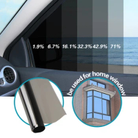 Anti Uv Car Protector Solar Film Antilook Sun Glass Window Foil 50x300CM Reflective Privaci Window Film Tint Sticker