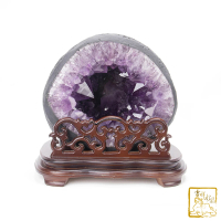 【吉祥水晶】巴西紫水晶洞 14.2kg(開運旺財)