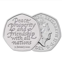 2020 Great Britain 50 Pence Coins