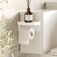 《Umbra》Flex吸盤壁掛捲筒衛生紙架 | 廁所紙巾架 擦手紙架