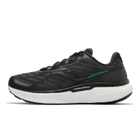 Saucony 慢跑鞋 Triumph 19 2E 寬楦 女鞋 索康尼 緩震 回彈 能量回饋 透氣 黑 白 運動鞋 S1067910