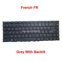 FR PO SP Backlit Grey Keyboard For MSI Prestige 14 A10SC A10RB A10RAS A10RBS Prestige 15 A10SC P14 P15 A10 10th Modern 15 A10M