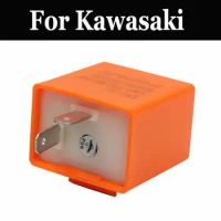 12v Electronic Led Adjustable Flasher Relay For Turn Signal Light For Kawasaki Gpx 250r 400r 600r Gt