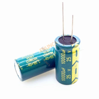 5pc 25V 10000UF 18*35 Low ESR High Frequency Aluminum Electrolytic Capacitor 10000uf 25v 20%
