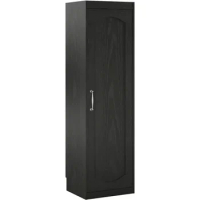 Her Majesty Single Wardrobe Side Storage Cabinet Black Oak Freight Free Open Cupboards Wardrobes Closet Sliding Door Wardrobe