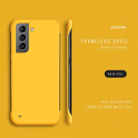 Thin Slim Hard PC Frameless Case For Samsung Galaxy S20 S22 S23 S21 FE Ultra S10 NOTE 20 Ultra Note 10 Plus Matte Cover Cases
