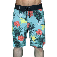 Hurley New Quick-Drying Stretch Beach Pants Men's Summer Loose Shorts Soakable Seaside Vacation Five Points Boardshort