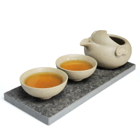 【P&F】一壺二杯 粗陶快客杯旅行茶具組