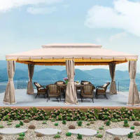 outdoor awning, gazebo, tent stall, patio, sunshine four-legged shed, large activity canopy, Roman tent