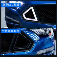 Wild2022 Suit for Ford 18-20 Mustang Modified with and Limitless White Light Medium Net Grill Car Accessories