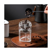 Portable Electric Coffee Grinder Household Mini Removable Coffee Bean Grinder USB Charge Coffee Bean Grinder Black