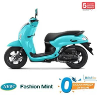 All New Honda SCOOPY FASHION & SPORTY CBS ISS Sepeda Motor Fashion Mint Surabaya