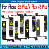 Original For iPhone 8 Plus 7 Plus 6 Plus 6s Plus Motherboard Unlocked Logic Board With Full Chips Mainboard Free Shipping