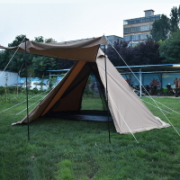 帳篷 趣野營牧場棉布印第安帳篷戶外營野營加厚防曬防暴雨