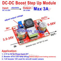 LM2577 High Voltage Boost Converter Circuit Board DC-DC 5V~35V to 12V 24V 36V 48V Step-up Booster Adjustable Power Supply Module