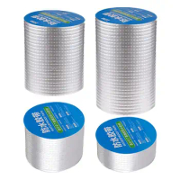 Plumbing Tape For Leaks Strong Bond Pipe Tape Waterproof Temperature Resistant Aluminum Foil Roof Sealant Flex-Seal Tape Heat