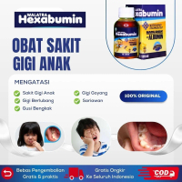 Hexabumin Madu Untuk Sakit Gigi Anak Berlubang Gusi Bengkak Gigi Goyang Tumbuh Gigi Baru - 130 ml