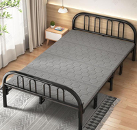 摺疊床單人家用午休床結實耐用出租屋雙人午睡簡易便攜小床硬板床