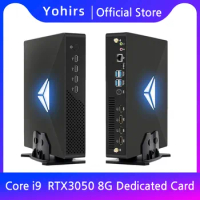Yohirs 9th Gen Mini Gaming PC I9 9900 I7 9700F Nvi_dia RTX 3050 8G GDDR6 Desktop Computer Windows 11 2*HDMI2.1 2*DP1.4 4x8K UHD