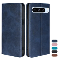 Luxury Magnetic Phone Case for Google Pixel 8 7 6 Pro 8A 7A 6A 5A 4A 5 XL Flip Cover Leather Book Case with Cover Stand Funda